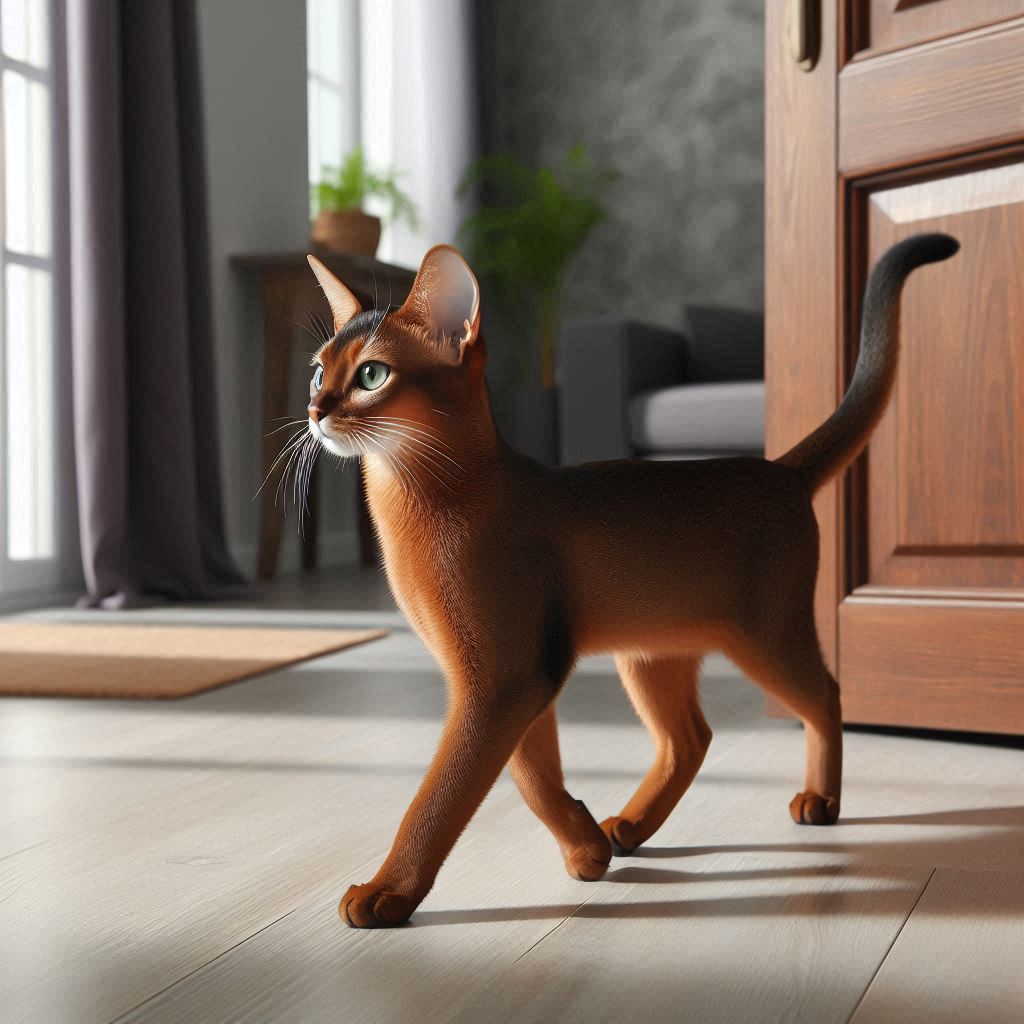 Abyssinian Cat Walk Abyssinian Cat Walk