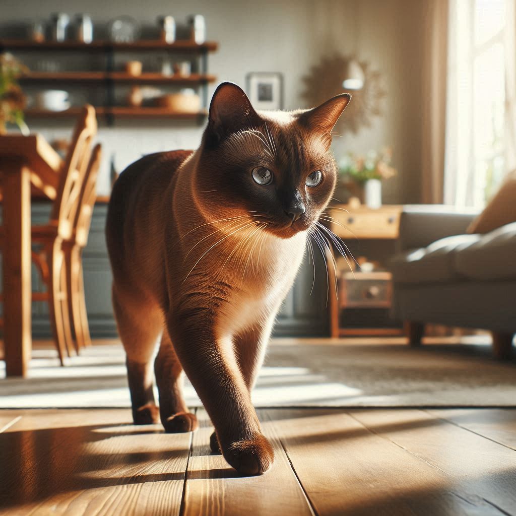 Burmese Cat Walk Burmese Cat Walk