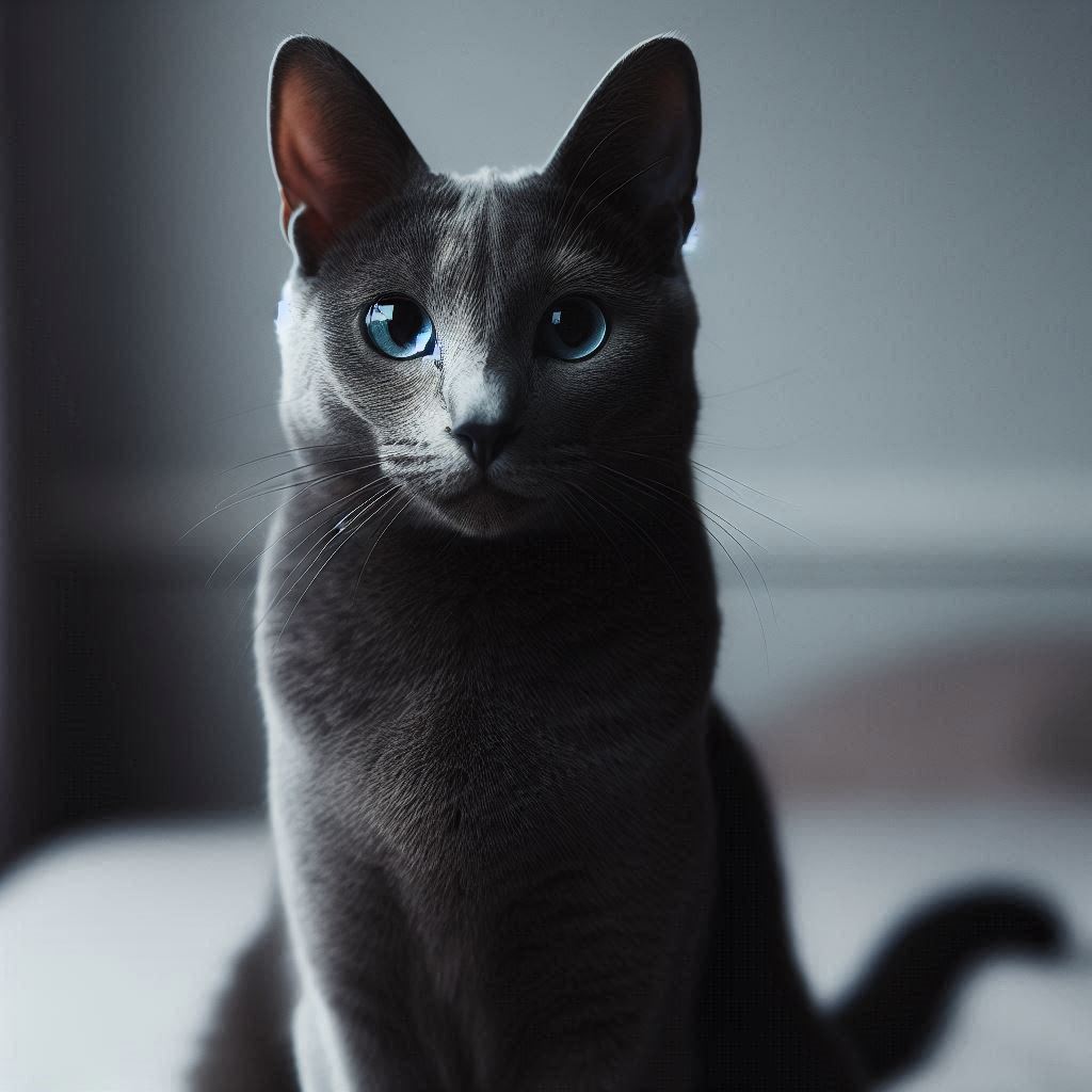 Russian Blue Cat