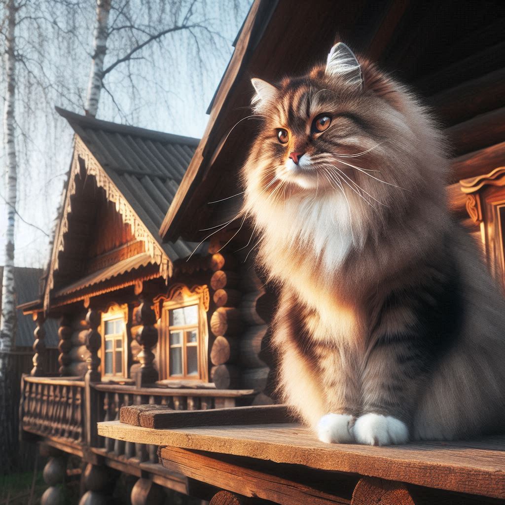 Siberian Cat Outdoor Siberian Cat Outdoor